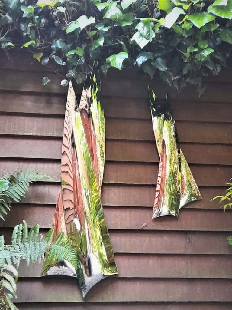 Feathering Sails Stainless Steel Sculpture by Grant Designs