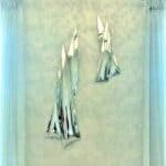 Feathering Sails Stainless Steel Sculpture by Grant Designs