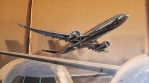 Airbus Stainless Steel Aeroplane Sculpture by Grant Designs