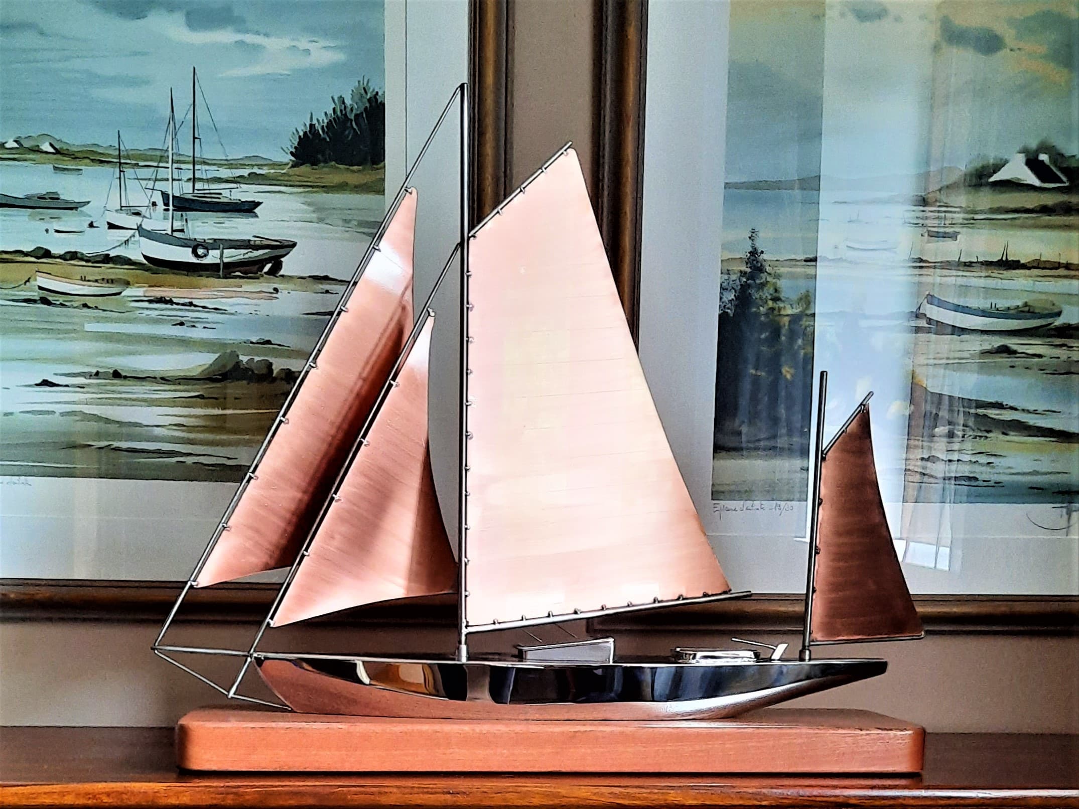 Classic yacht model trophy for Cork Week 2022