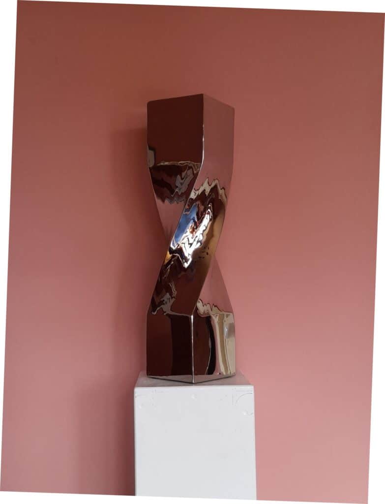 102degrees Stainless Steel Sculpture by Grant Designs