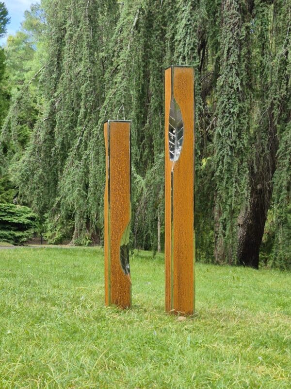 Erosion Stainless Steel and Mild Steel Sculpture at Sculpture in Context 2025