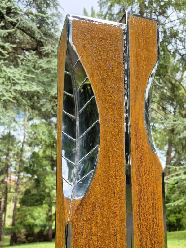 Erosion Stainless Steel and Mild Steel Sculpture at Sculpture in Context 2025