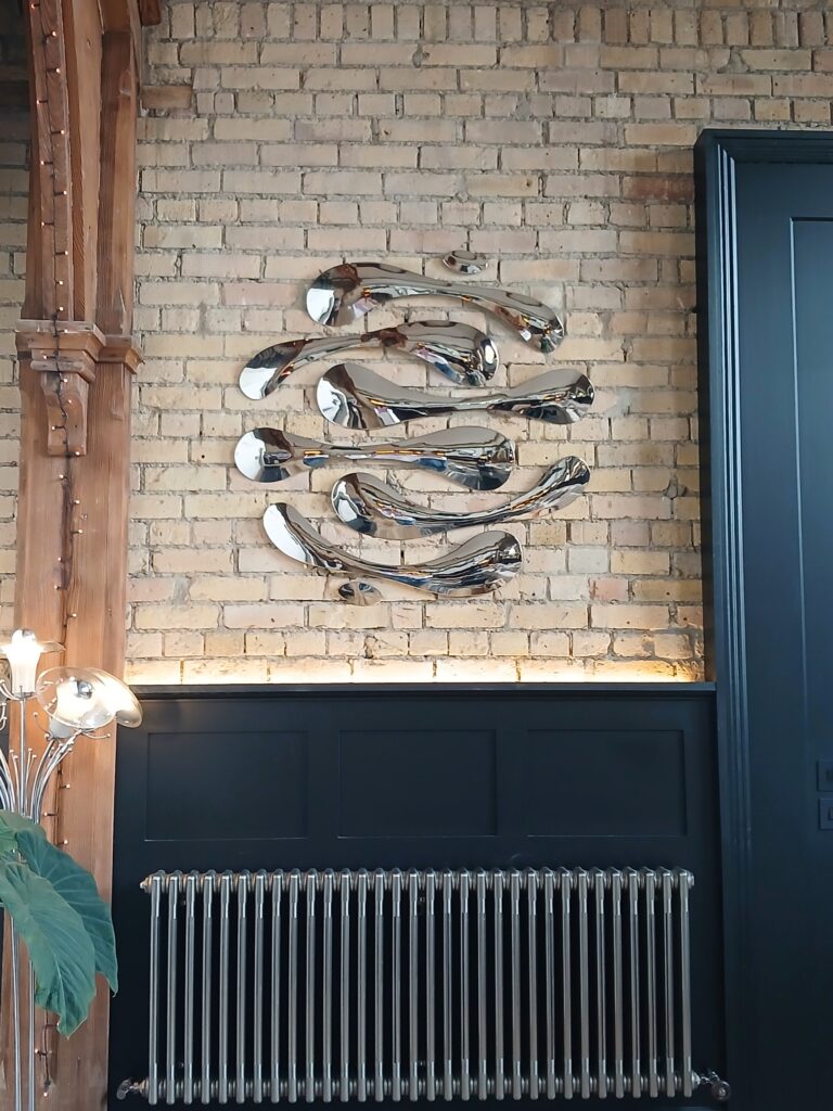 Rippling Sands Stainless Steel Sculpture by Grant Designs
